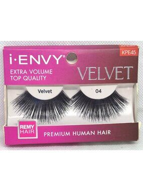 I-Envy Velvet Extra Volume Premium Human Hair False Eyelashes 04 KPE45
